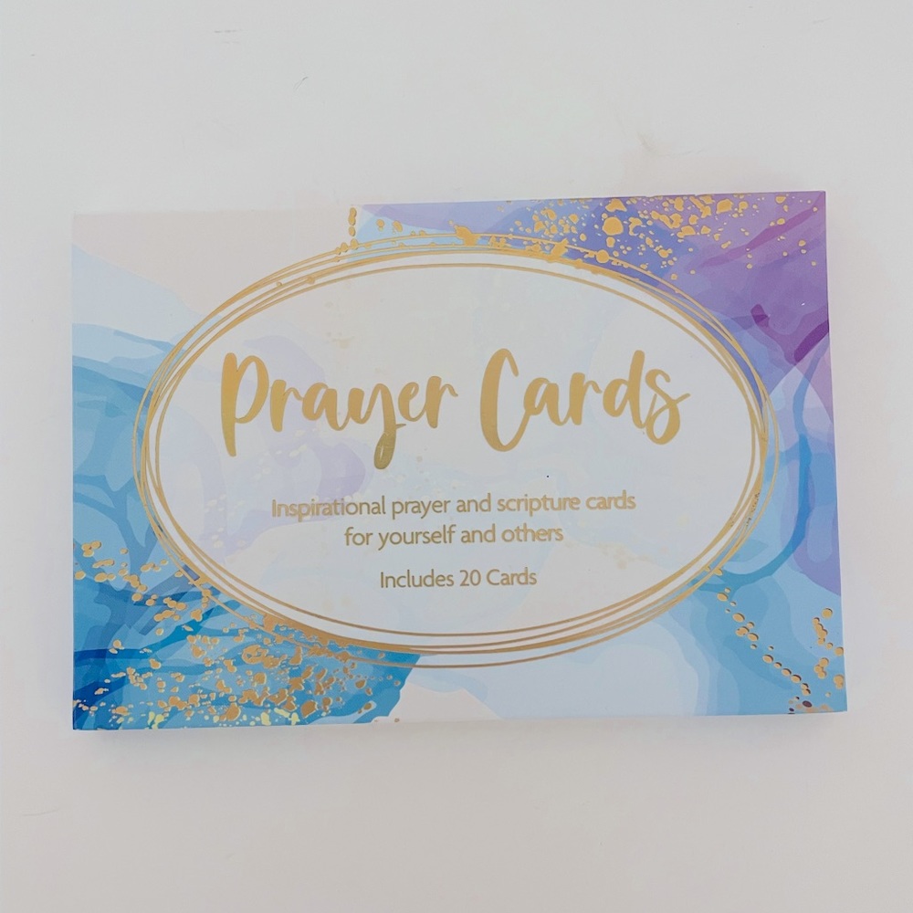 New PRAYER CARDS Includes 20 Unique Inspirational Bible Scripture Cards